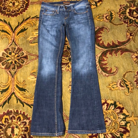 Arden b Lexi flare blue jeans made in USA 26 - Picture 4 of 9